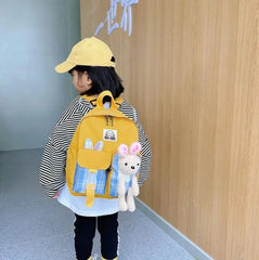 Kids Cartoon Backpack Small School Bag Casual Bookbag Mini Rucksack