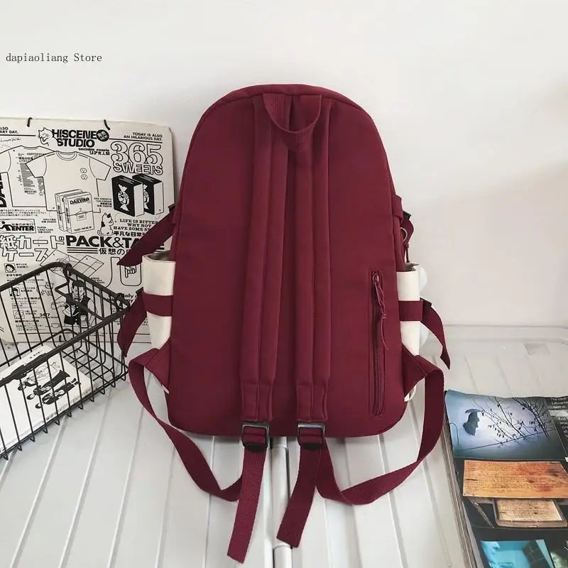 Large Student Shoulder Bags Nylon School Bag for Boys