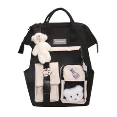 Girls Lightweight Backpack Students Casual Daypack Large Capacity School Bags