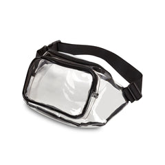 Girls Waterproof Clear PVC Fanny Pack Adjustable Vinyl Waist Bag Women