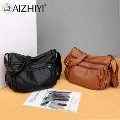 Women Shoulder Bag PU Leather Messenger Crossbody Bags