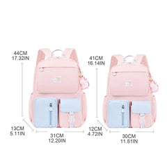 Girls Nylon Backpack for Teenage Girls Rucksack Bookbag School Bag