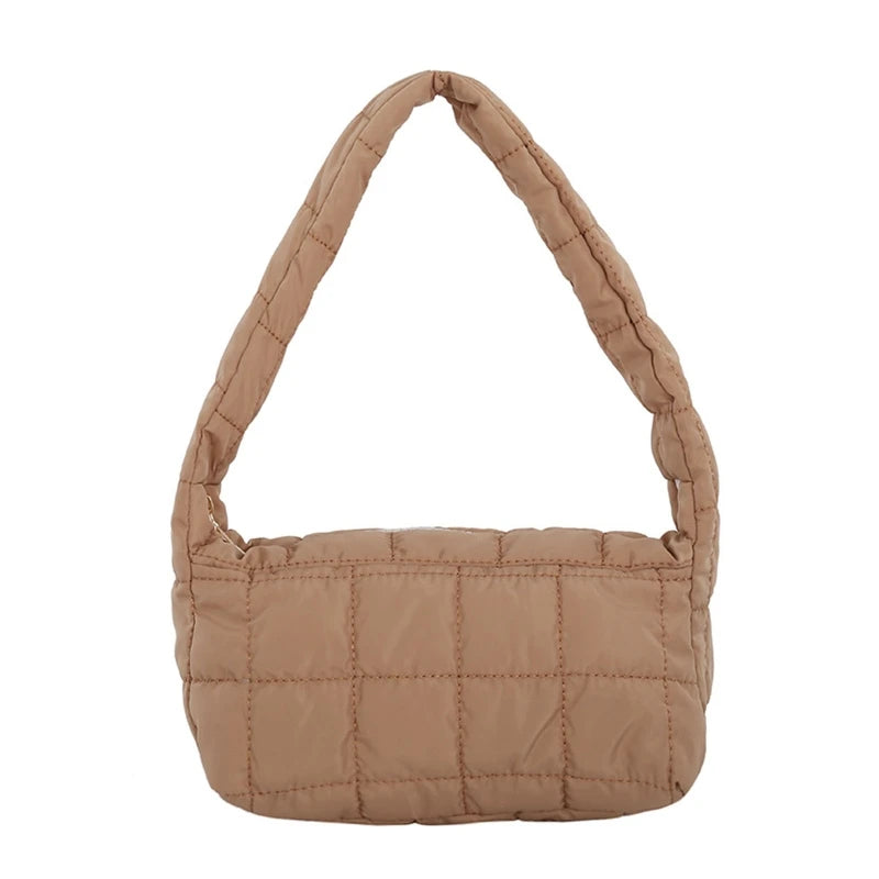 Girls Lattice Underarm Bag Women's Tote Bag