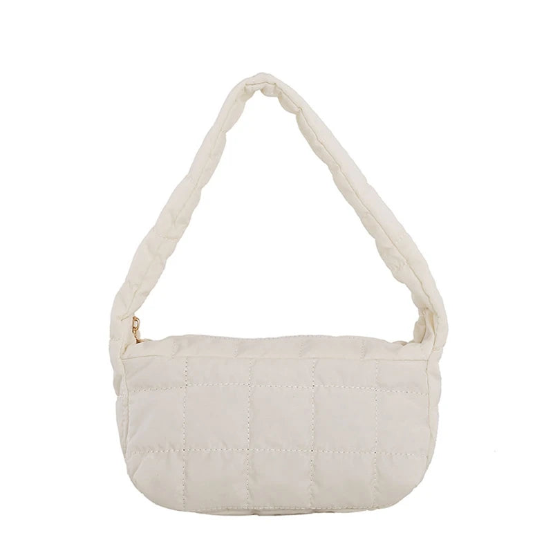 Girls Lattice Underarm Bag Women's Tote Bag