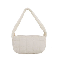 Girls Lattice Underarm Bag Women's Tote Bag