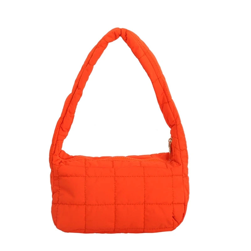 Girls Lattice Underarm Bag Women's Tote Bag
