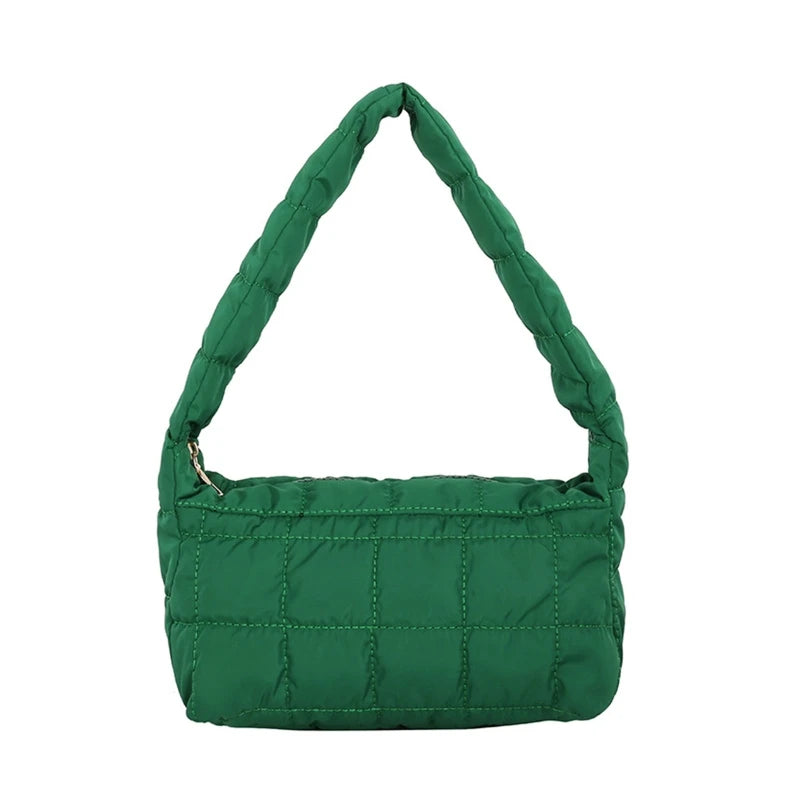 Girls Lattice Underarm Bag Women's Tote Bag