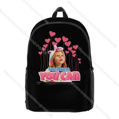 Girls Like Nastya Backpack Cartoon Printing Daily School Bag
