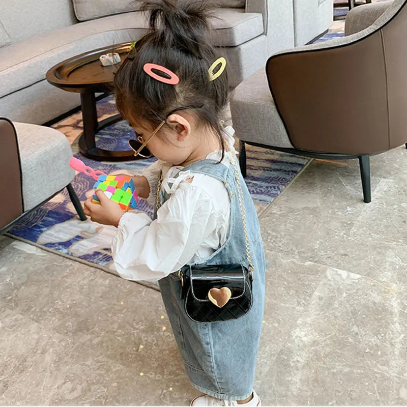 Girls Mini Shoulder Messenger Bag Princess Wallet Coin Purse Party Bag