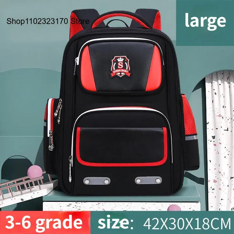 Orthopedic School Backpack Kids Satchel Waterproof Children School Bags