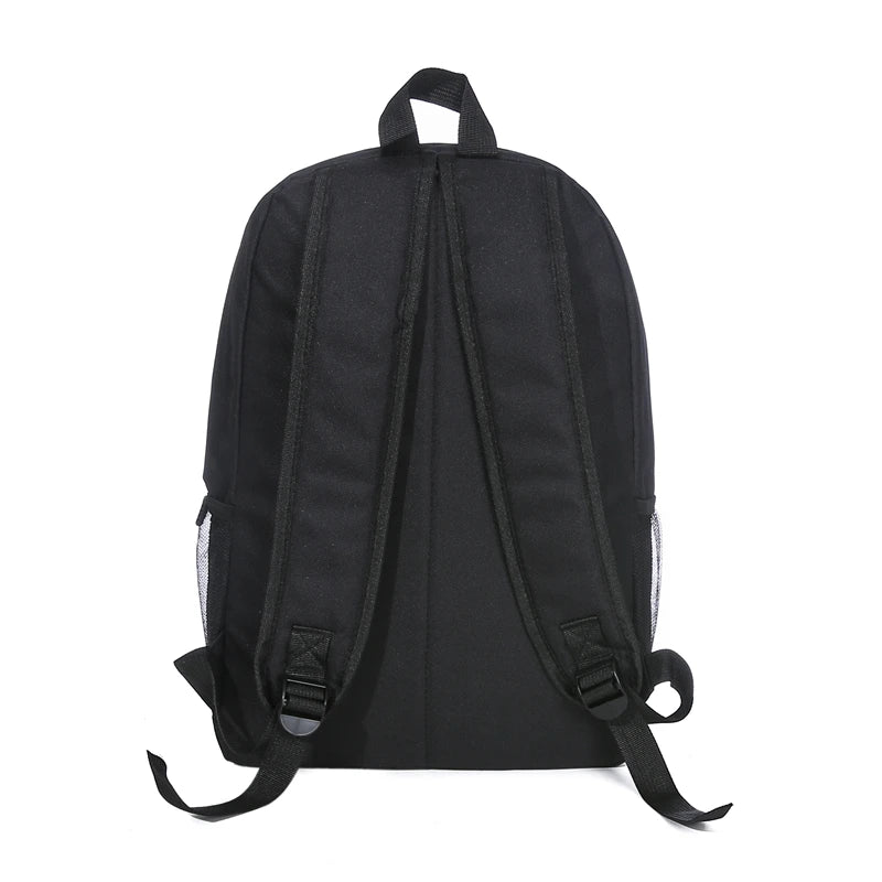 Child Pink Letter Print Backpack Kindergarten Schoolbag