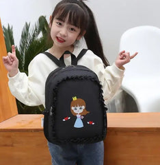 Girls Cartoon Kindergarten Backpack Princess Travel Bag