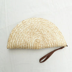 Women's Straw Clutch Purses Summer Beach Wedding Envelope Wallet