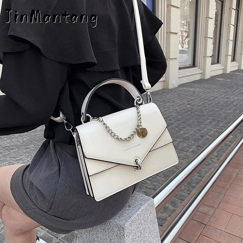 Women Chains Shoulder Bag Summer Handbag Casual Small Square Bag