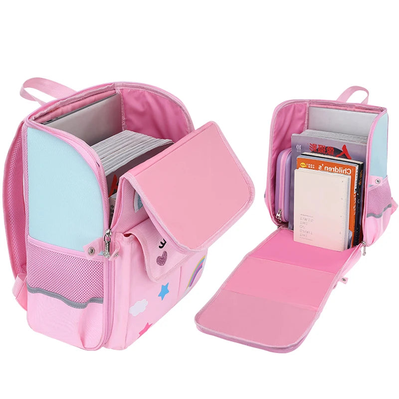 Girls' Primary School Backpack for Children Orthopedic 1st Grade School Bag