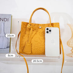Embossed Girls Handbag 2022 Fresh and Sweet Messenger Bag