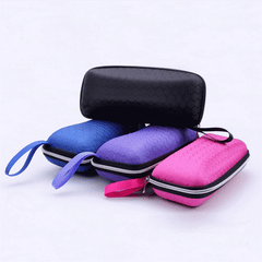 Glasses Storage Box Lanyard Zipper Eyewear Cases Sunglasses Case Women