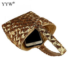 Glitter Sequins Mini Evening Clutch Party Bag Womens Small Pouch