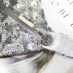Glitter Sequins Mini Evening Clutch Party Bag Womens Small Pouch