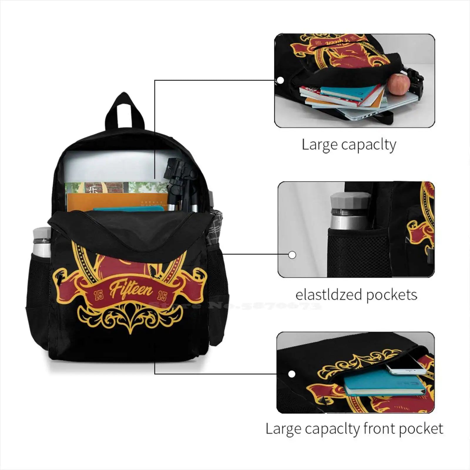 Kansas City Chiefs MVP Sports Backpack - Goat 15 Arrivals Satchel Schoolbag Bag