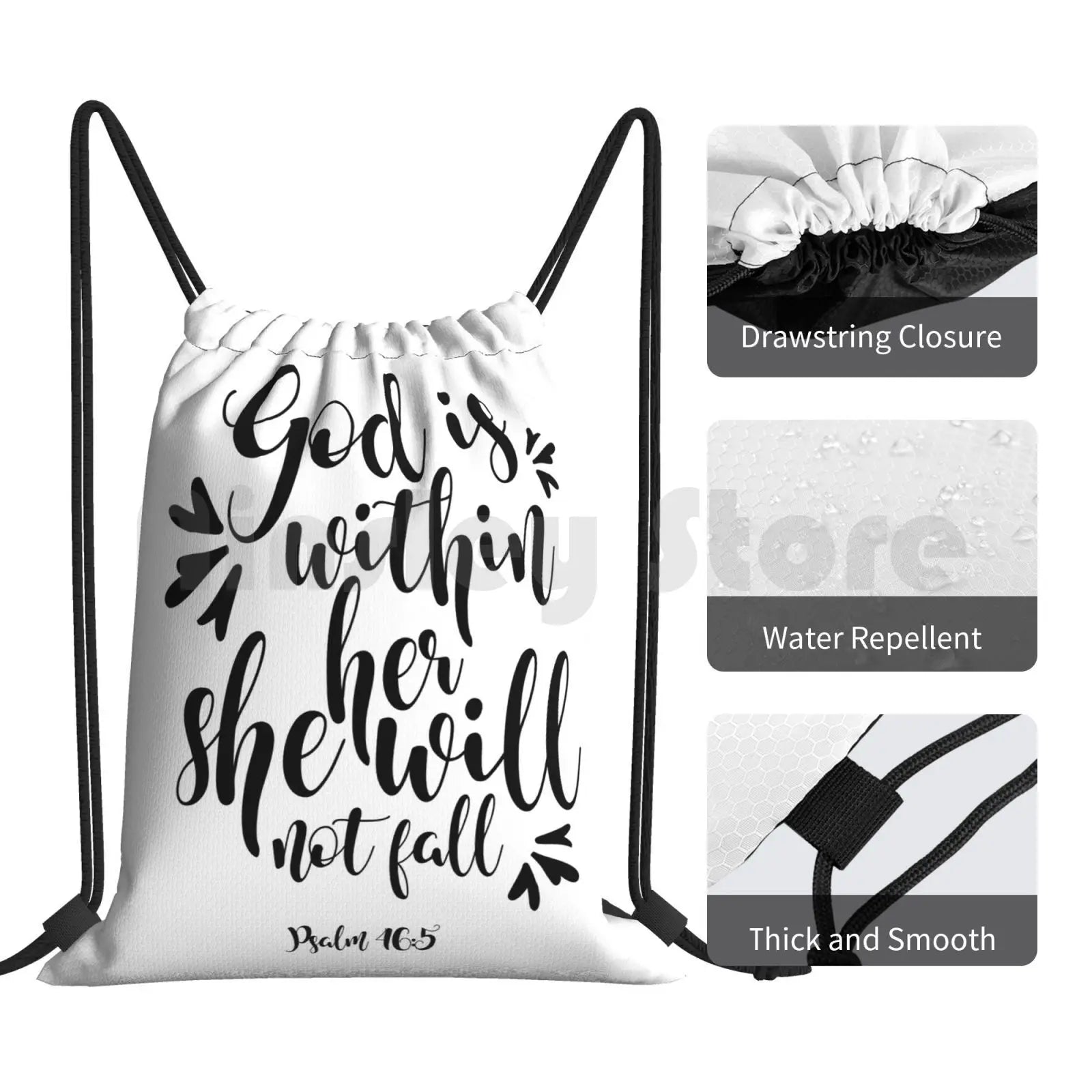 God is Within Her - Christian Shirts Women