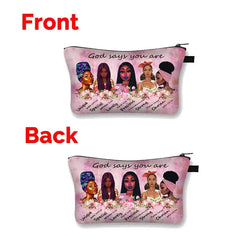 Afro Latin America Women Makeup Bags Girls Organizers for Travel