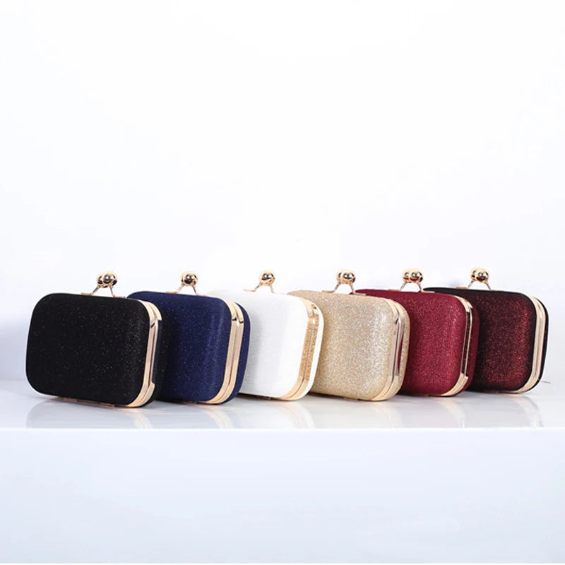 Women Evening Party Clutch Purse Bling Crossbody Shoulder Bags