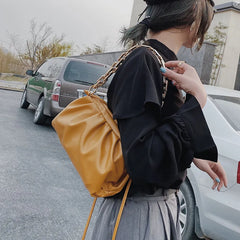 Chain Cloud Bag Dumpling Crossbody Handbag