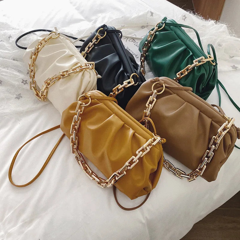 Chain Cloud Bag Dumpling Crossbody Handbag