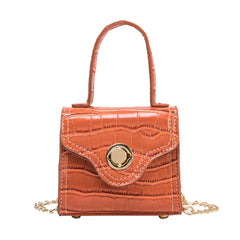Crocodile Leather Mini Crossbody Bag Women's Shoulder Bag
