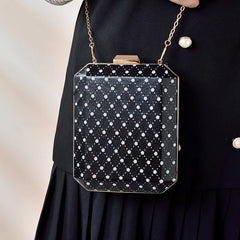 Plaid Wedding Clutch Purse Women Handbags Shoulder Bag Party Bag