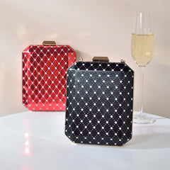 Plaid Wedding Clutch Purse Women Handbags Shoulder Bag Party Bag