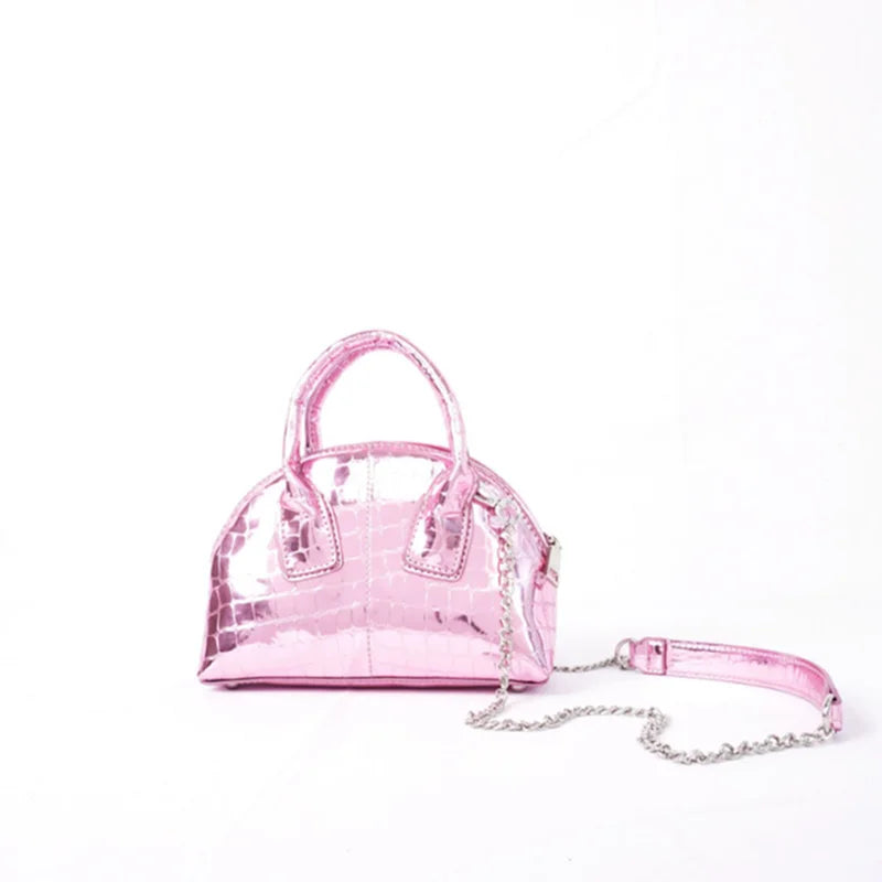 Women's Crocodile Pattern Messenger Bag Shoulder Clutch Purse Tote Handbags