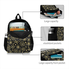 Retro Stars On Bag Backpack For Men Women Girls Teenage