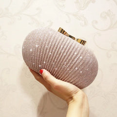 Golden Evening Clutch Women Bags Wedding Female Girl Chain Handbags