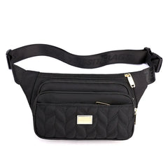 Golden Fanny Packs Women Waterproof Nylon Waist Pack Hip Bum Belt Bags