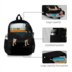Golden Retriever Poly Art Bag Backpack For Men Women Girls Teenage