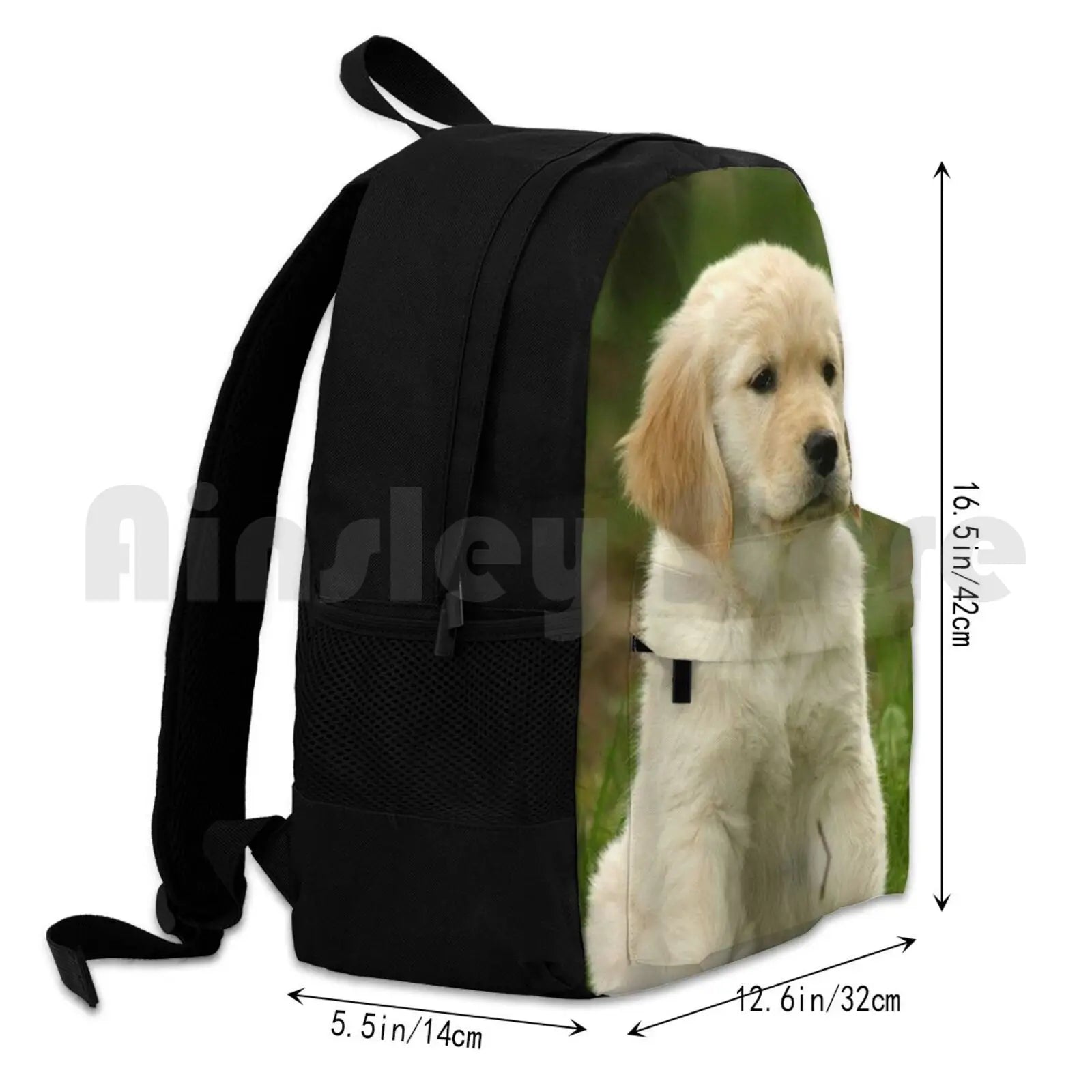 Golden Retriever Puppy Outdoor Hiking Backpack Riding Climbing Sports Bag