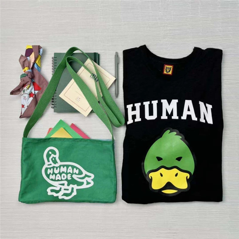 2022ss HUMAN Men Polar Bear Duck Mini Crossbody Bag