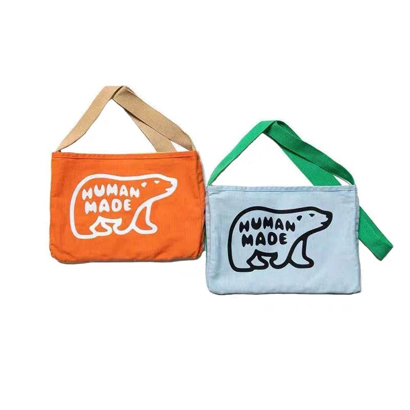 2022ss HUMAN Men Polar Bear Duck Mini Crossbody Bag