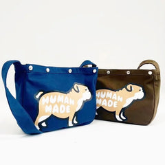 Casual Canvas Messenger Bag Men Women Shoulder Portable 1:1 Human Puppy