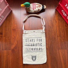 HUMAN Vintage Bag Men 1:1 HUMAN Heart Foldable Canvas Women Bags Travel Bag