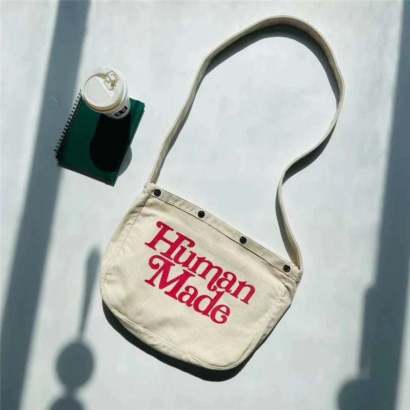 HUMAN Canvas Backpack for Men and Women