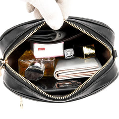 Lattice Crossbody Shoulder Bag Leather Handbags For Women