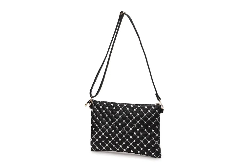 Diamond Lingge Pu Leather Red Envelope Bag Handbag Shoulder Bag
