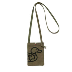 1:1 Human Couple Canvas Shoulder Messenger Bag Men Women