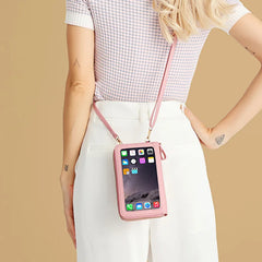 Soft Leather PU Mini Shoulder Bags Mobile Phone Bags Versatile Women Purse