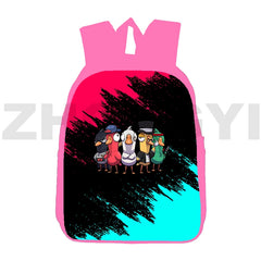 Goose Goose Duck Game 3D Print Backpack 12 Inch Canvas Travel Bag