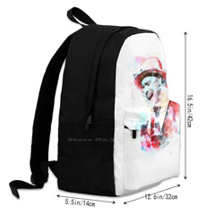 Gord Downie School Bag Big Capacity Backpack Laptop 15 Inch Band Art Canada