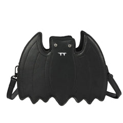 Gothic Bat Vegan Shoulder Bag Cartoon Purses and Handbags for Women
